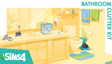The Sims 4 Bathroom Clutter Kit